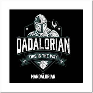 The Mandalorian Father Day The Way Distressed Posters and Art